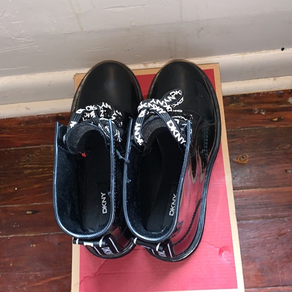 Black Donna Karan New York Boots - Picture 3 of 6